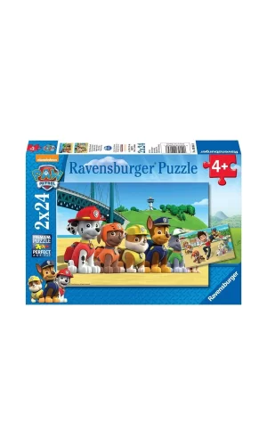 90648 Paw Patrol 2x24 Parça Ravensburger Puzzle