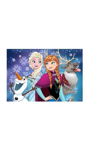 90747 Disney Frozen Kuzey Işıkları 2x24 Parça Ravensburger Puzzle