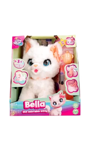 90773  Hareketli Ve Sesli Sevimli Peluş Kedicik Bella -sunman