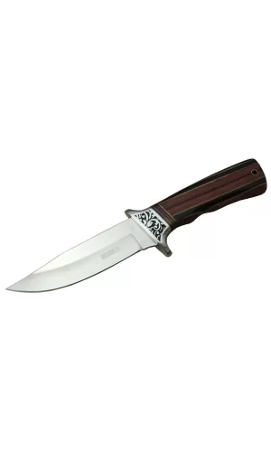 A058-1 Kamp Bıçağı 26,5 Cm - Ahşap Sap, Kılıflı
