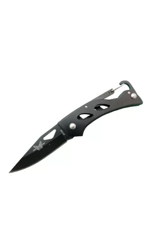 A1103b Siyah Kamp Çakı 15 Cm - Kancalı Metal Saplı