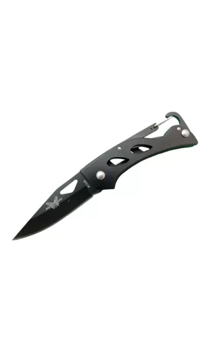 A1103b Siyah Kamp Çakı 15 Cm - Kancalı Metal Saplı