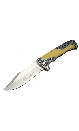 A3157c Av / Kamp Çakı 23 Cm - Sedef İşlemeli Saplı