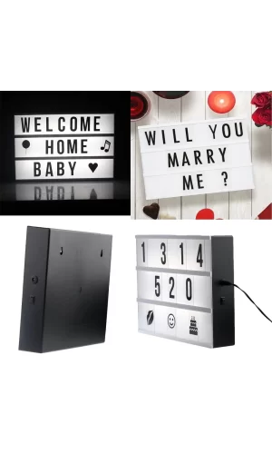 A4 Led Işıklı Yazı Panosu Lightbox