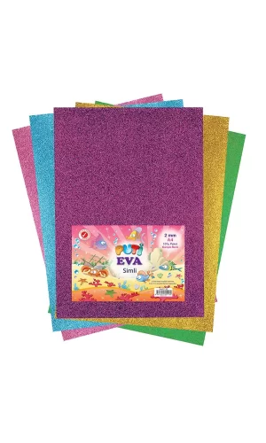 A4 Simli Eva 10 lu Karışık Renk Puti VİVA.1130