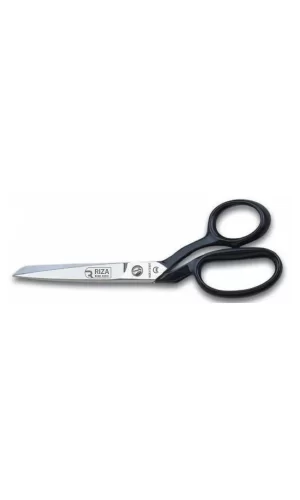 A4115-8 Tekstil / Yatık Regula Makası No: 8 İnç / 20,32 Cm - Nikel Kaplama, Siyah Saplı