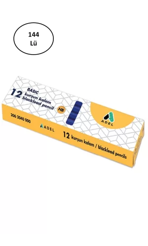 Adel Basic Köşeli Daldırma Kurşun Kalem Hb 144lü