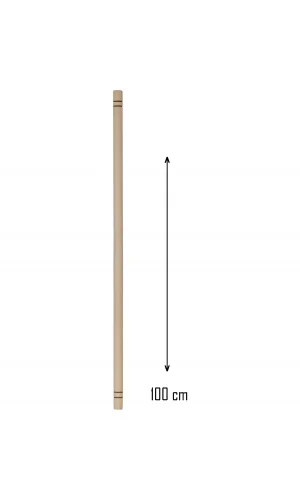 Ahşap 100 cm Hamur Açma Şekillendirme Oklavası Royaleks-56041