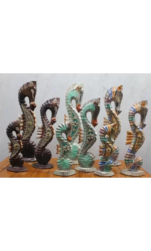 Ahşap 3lü Denizatı Kumlu