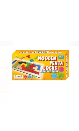 Ahşap Beşli Blok Oyunu