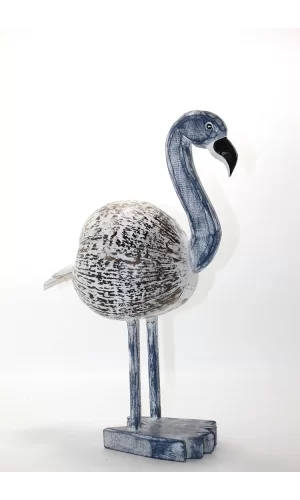 Ahşap Flamingo Figürü