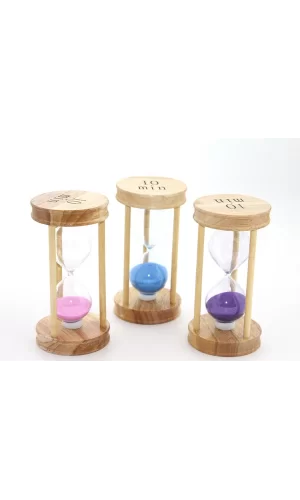 Ahşap Kum Saati 10 DK Model 2