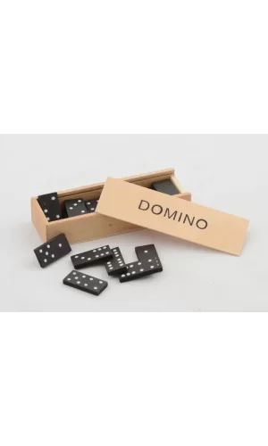 Ahşap Kutulu Domino Oyunu Alk4019