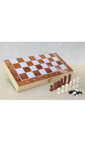Ahşap Kutulu Satranç Alk4023