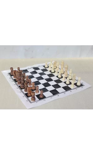 Ahşap Satranç Taşı 10 Cm Alk4017