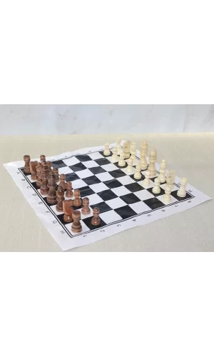 Ahşap Satranç Taşı 8 Cm Alk4018