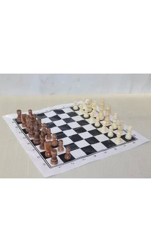 Ahşap Satranç Taşı 9 Cm Alk2603