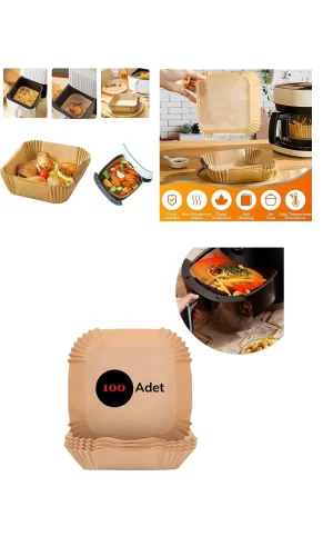 Airfreyer Fritöz Kağıdı Kare Xl / Xxl 100lü