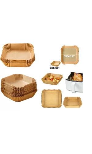 Airfreyer Fritöz Kağıdı Kare Xl / Xxl 50li