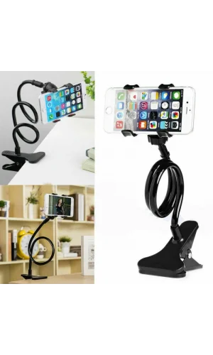 Akrobat Telefon Tutucu Spiral Gövdeli Oynar Başlıklı