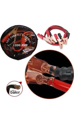 Akü Takviye Kablosu 1200 Amper (taşıma Çantalı)