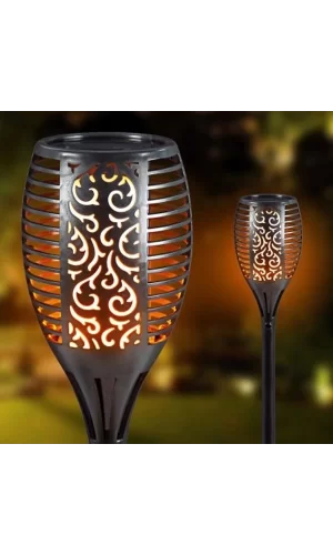 Alev Efektli Solar Bahçe Lambası (51 Cm)