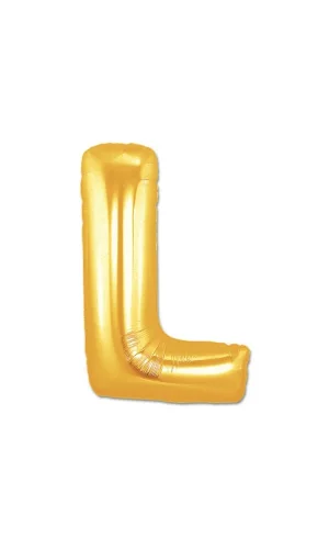 Altın Sarısı Folyo Harf Balon 1 Metre