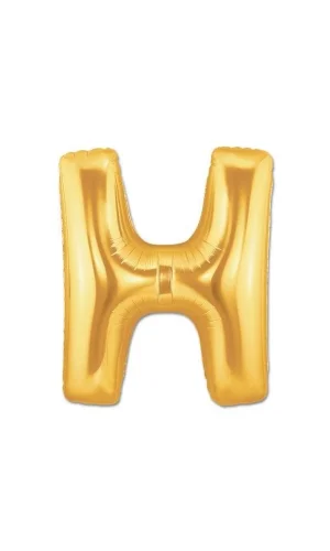 Altın Sarısı Folyo Harf Balon 1 Metre