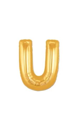 Altın Sarısı Folyo Harf Balon 1 Metre