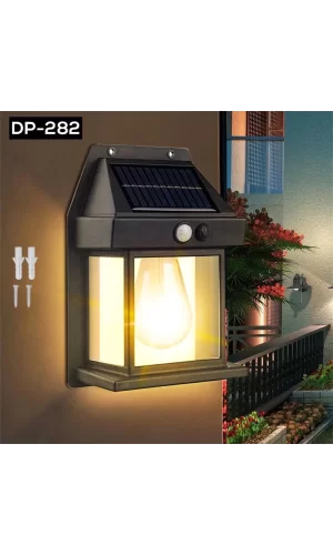 Ampül Şeklinde Solar Bahçe Lambası