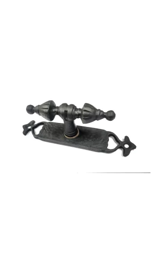 Antika Tarz Dekoratif Pirinç Burma Pencere Kolu - 152x32 Mm, Oksit