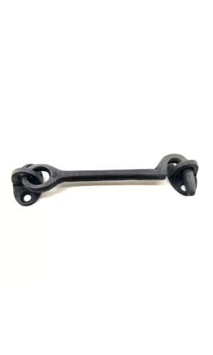 Antika Tarz Dekoratif Pirinç  Çengeli - 13cm, Oksit