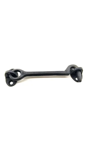 Antika Tarz Dekoratif Pirinç  Çengeli - 13cm, Oksit