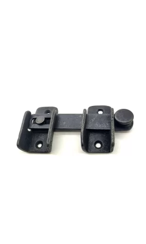 Antika Tarz Dekoratif Pirinç Kapı Mandalı - 57x115 Mm, Oksit