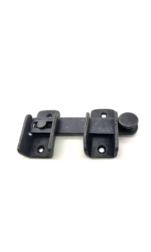 Antika Tarz Dekoratif Pirinç Kapı Mandalı - 57x115 Mm, Oksit