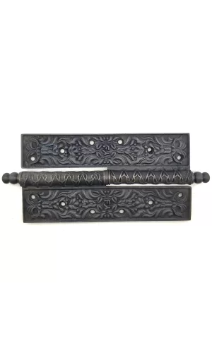 Antika Tarz Dekoratif Pirinç Lüks Okka Menteşe - 20cm, Oksit