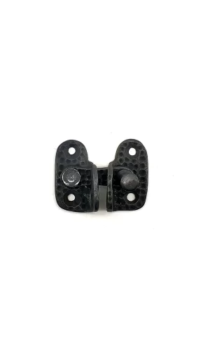 Antika Tarz Dekoratif Pirinç Mini Kapak Mandalı - 40x45 Mm, Oksit