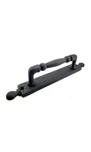 Antika Tarz Dekoratif Pirinç Misket Çekme Kapı Kolu - 223x33 Mm, Oksit