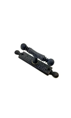 Antika Tarz Dekoratif Pirinç Misket Pencere Kolu - 165x32 Mm, Oksit