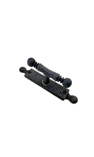 Antika Tarz Dekoratif Pirinç Misket Pencere Kolu - 165x32 Mm, Oksit