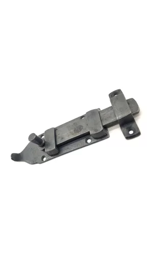 Antika Tarz Dekoratif Pirinç Yassı Kapı Sürgüsü - 35x145 Mm, Oksit