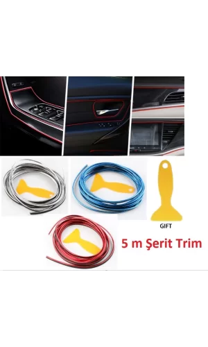 Araba Dekorasyon 5 Metre Şerit Trim