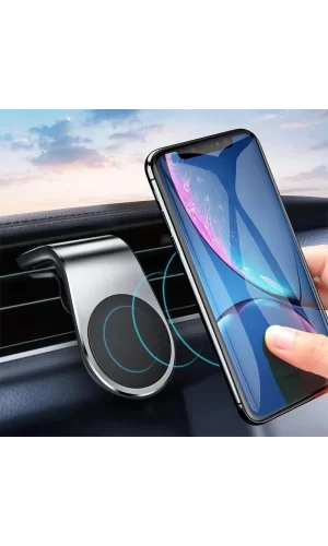 Araba Klimasına Takılan Mandallı Mıknatıslı Telefon Tutucu
