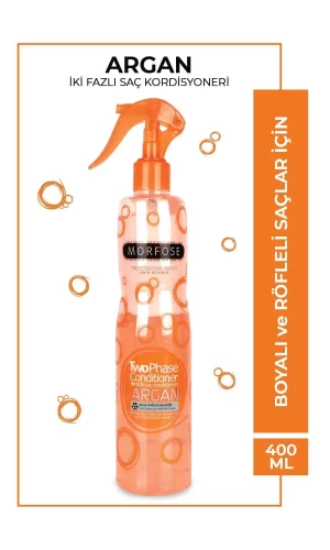 Argan Çift Fazlı Kondisyoner Fön Suyu 400 ML  - mrfs