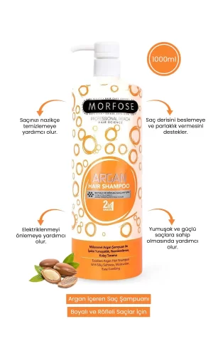 Argan Şampuan 1000 ML - Boyalı Saçlar İçin