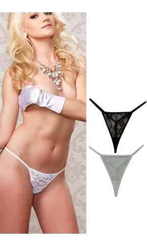 2li Dantelli Özel String Tanga