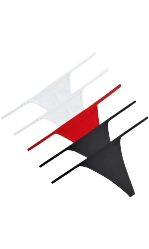 5li Süprem Penye Tanga String