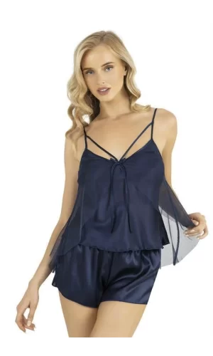 Arias Closet Gül kurusu Saten Şort Takımı