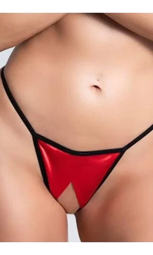 Özel Özel Bölgesi Açık Kırmızı String Tanga