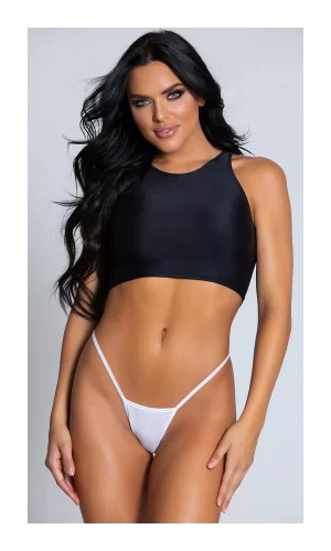 Tül Beyaz Tanga String